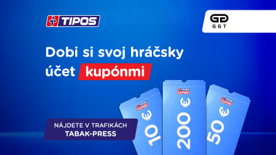 Dobi si online konto hotovosťou priamo v trafike!
